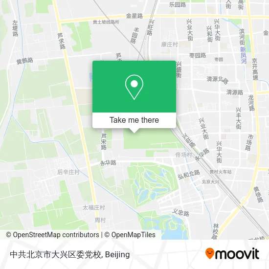 中共北京市大兴区委党校 map