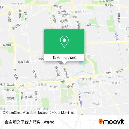 金鑫康兴平价大药房 map