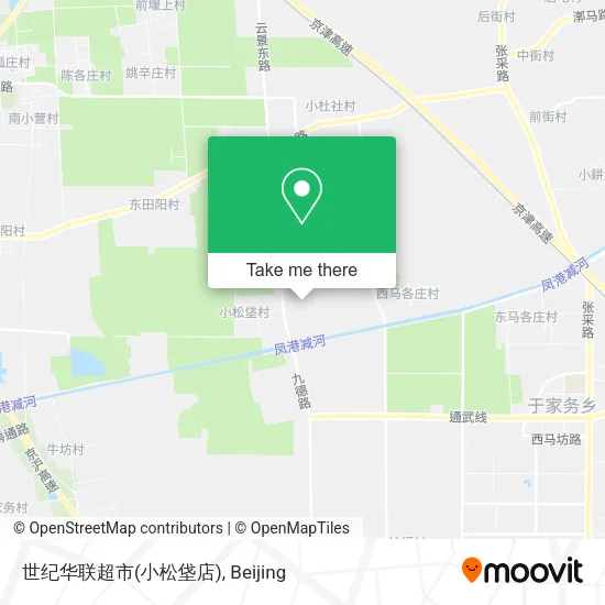 世纪华联超市(小松垡店) map