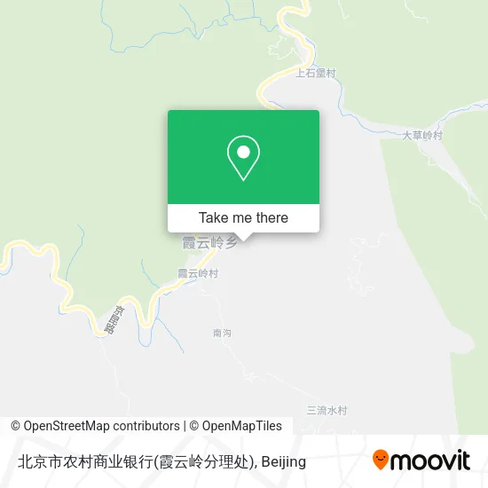 北京市农村商业银行(霞云岭分理处) map