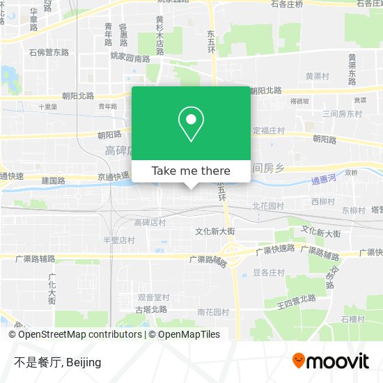 不是餐厅 map