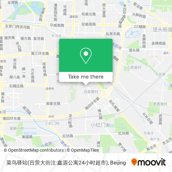 菜鸟驿站(吕营大街注:鑫源公寓24小时超市) map