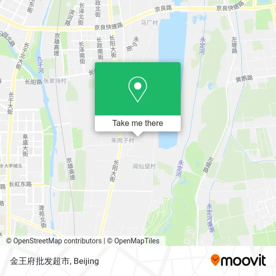 金王府批发超市 map