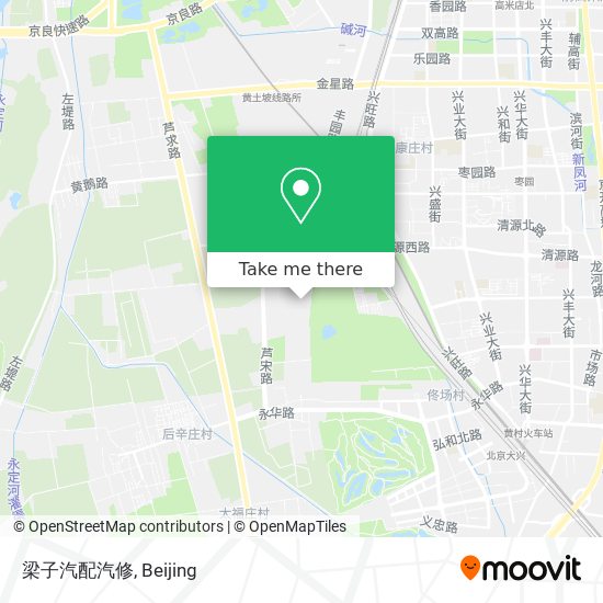 梁子汽配汽修 map