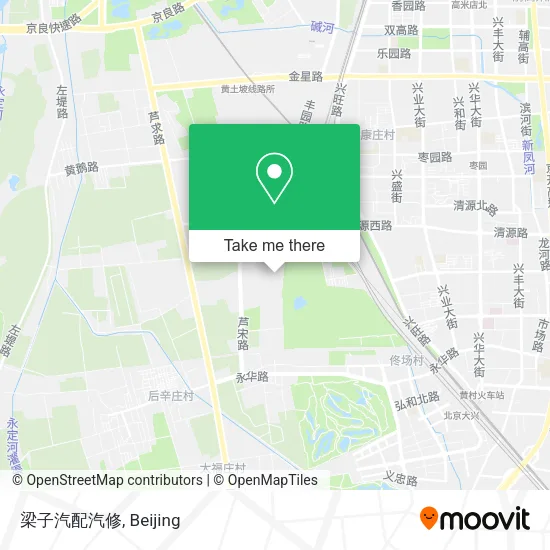 梁子汽配汽修 map