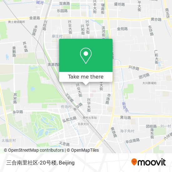 三合南里社区-20号楼 map