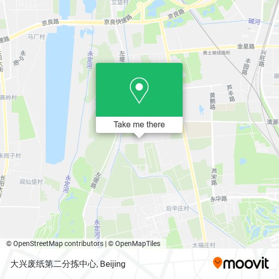 大兴废纸第二分拣中心 map