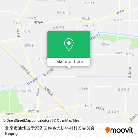 北京市通州区于家务回族乡大耕垡村村民委员会 map