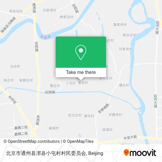 北京市通州县漷县小屯村村民委员会 map