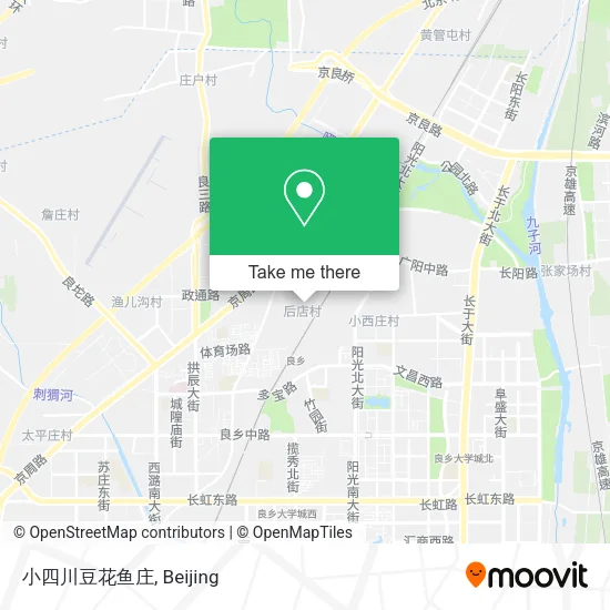 小四川豆花鱼庄 map