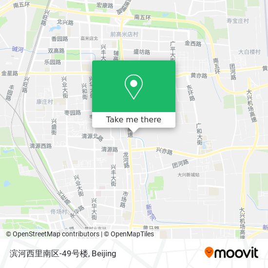 滨河西里南区-49号楼 map