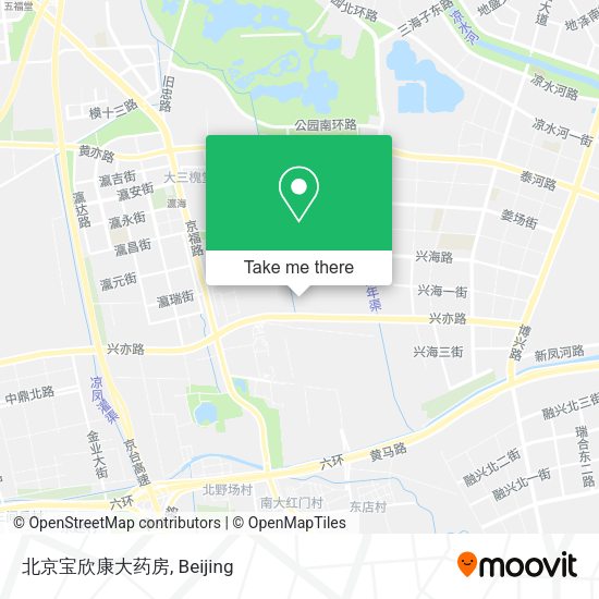 北京宝欣康大药房 map