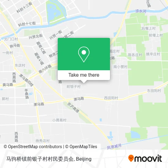 马驹桥镇前银子村村民委员会 map