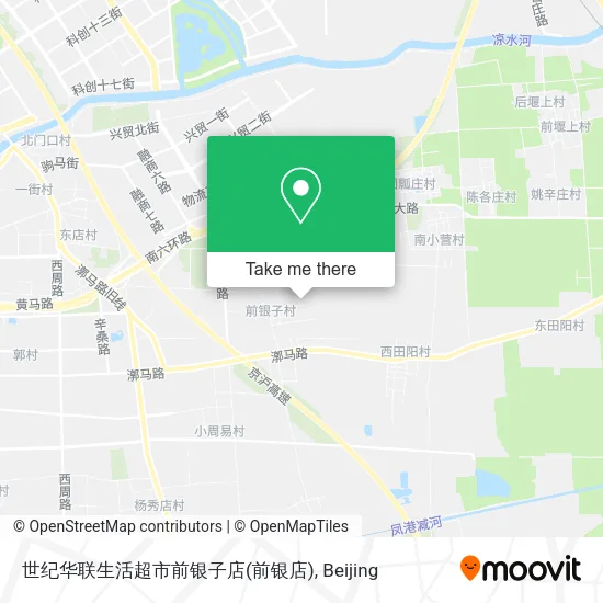 世纪华联生活超市前银子店(前银店) map