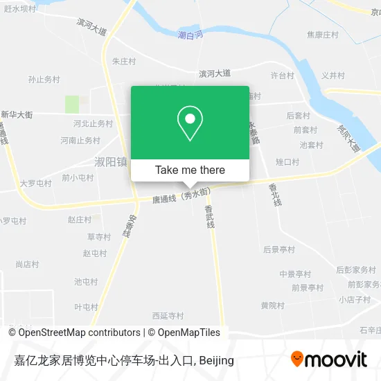 嘉亿龙家居博览中心停车场-出入口 map