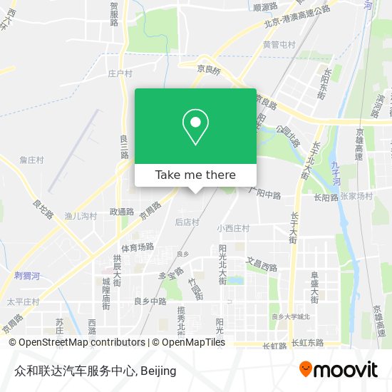 众和联达汽车服务中心 map