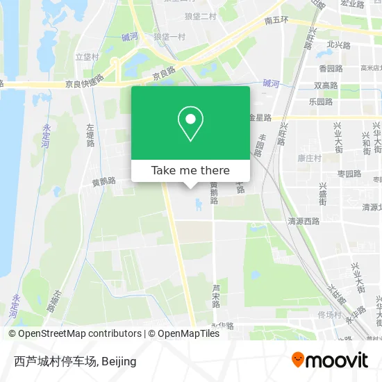 西芦城村停车场 map