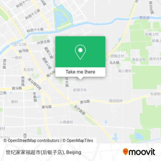 世纪家家福超市(后银子店) map