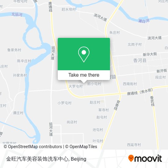 金旺汽车美容装饰洗车中心 map