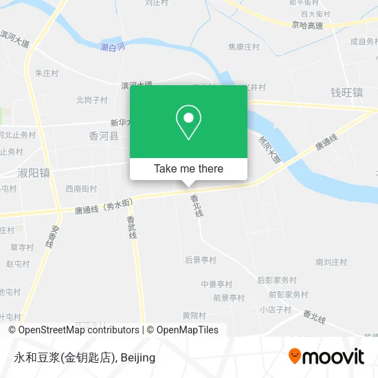 永和豆浆(金钥匙店) map