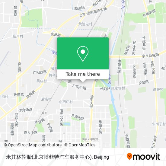 米其林轮胎(北京博菲特汽车服务中心) map
