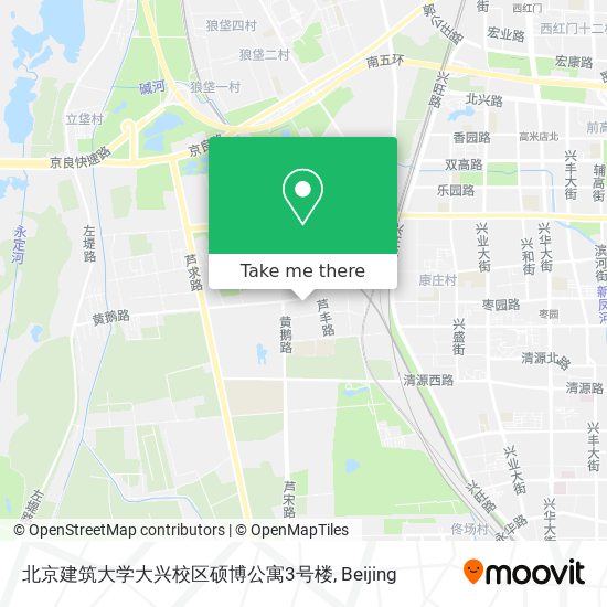 北京建筑大学大兴校区硕博公寓3号楼 map