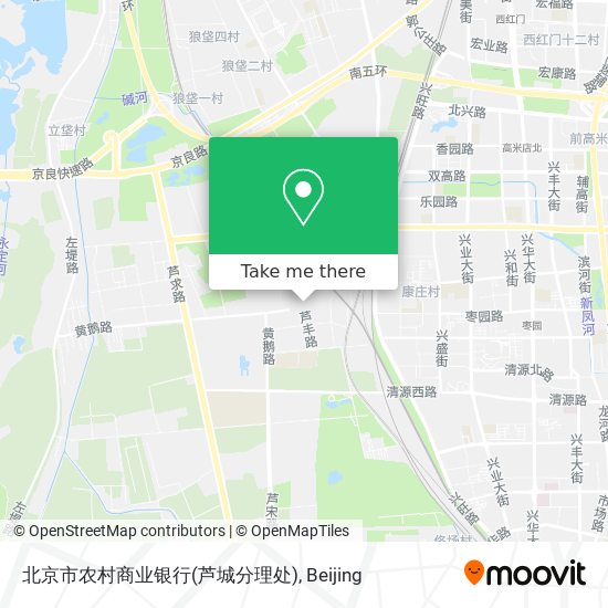 北京市农村商业银行(芦城分理处) map