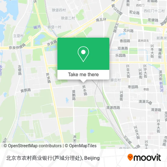 北京市农村商业银行(芦城分理处) map