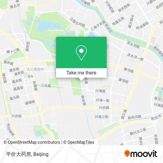 平价大药房 map