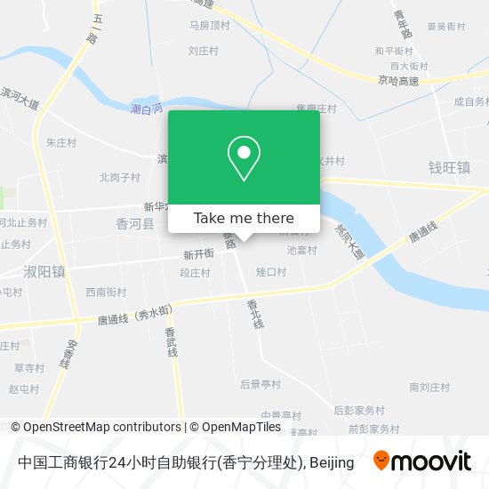 中国工商银行24小时自助银行(香宁分理处) map