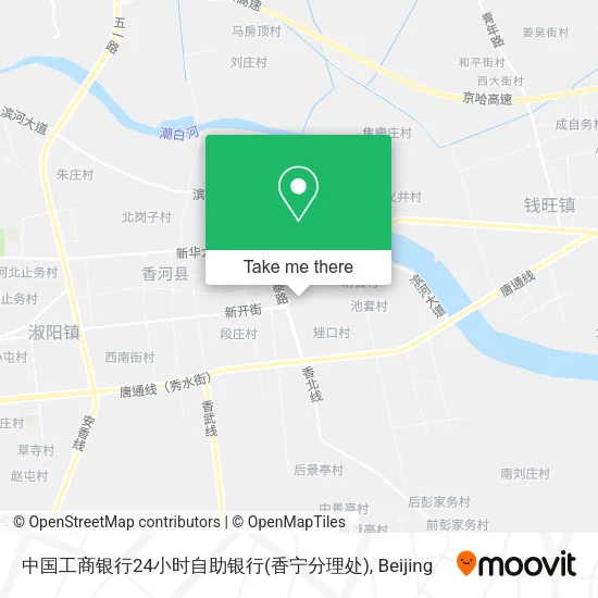 中国工商银行24小时自助银行(香宁分理处) map