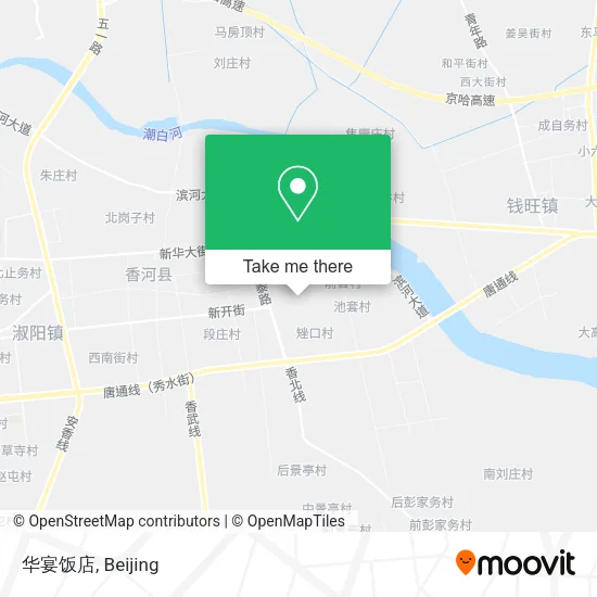华宴饭店 map