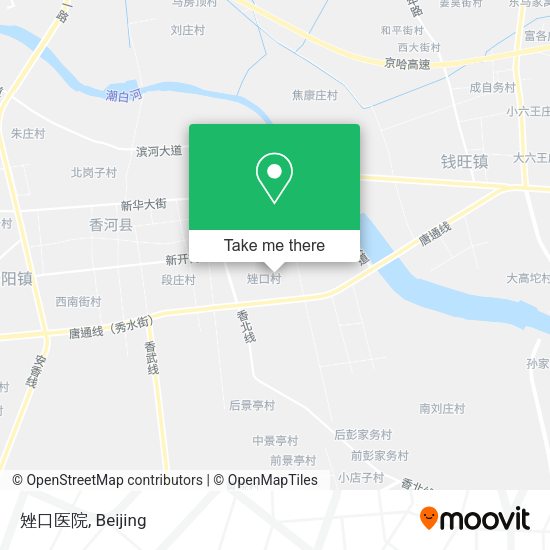 矬口医院 map