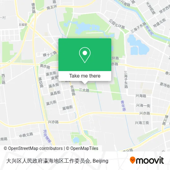 大兴区人民政府瀛海地区工作委员会 map