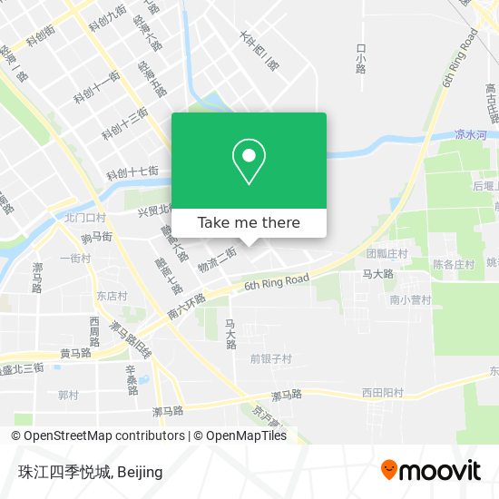 珠江四季悦城 map