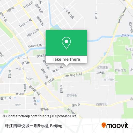 珠江四季悦城一期5号楼 map