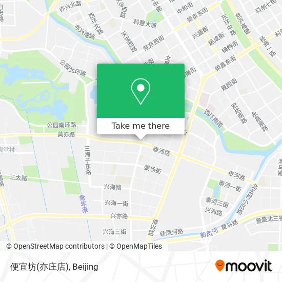 便宜坊(亦庄店) map