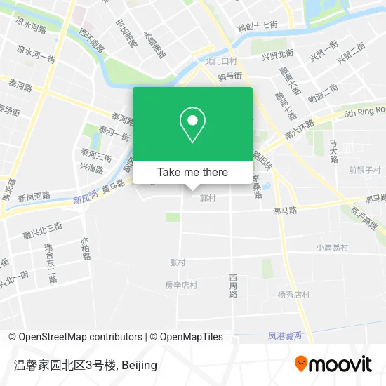 温馨家园北区3号楼 map