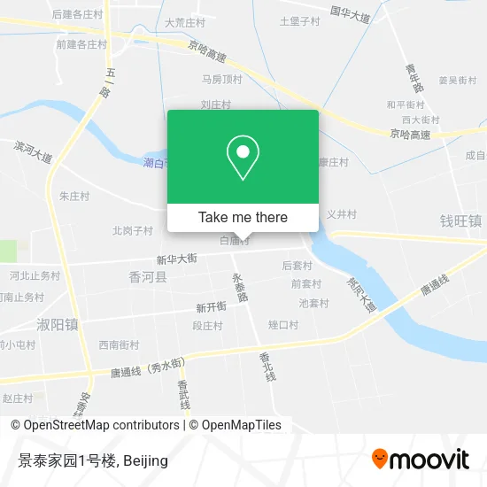 景泰家园1号楼 map