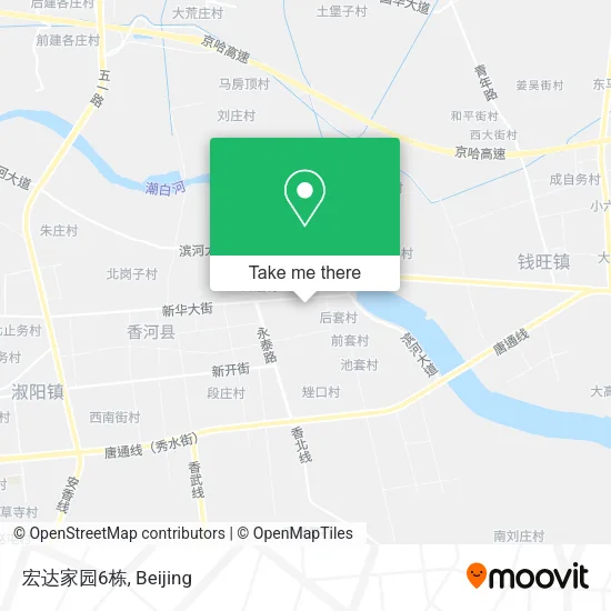 宏达家园6栋 map
