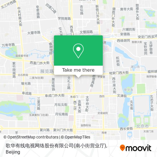 歌华有线电视网络股份有限公司(南小街营业厅) map