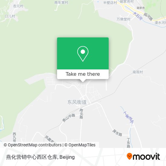 燕化营销中心西区仓库 map