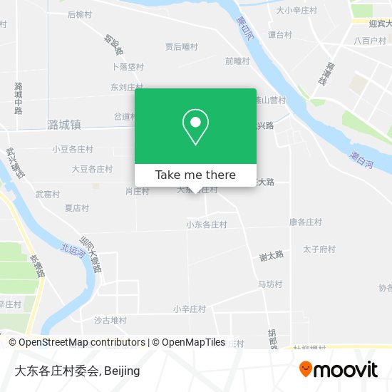 大东各庄村委会 map