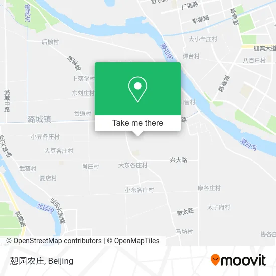 憩园农庄 map