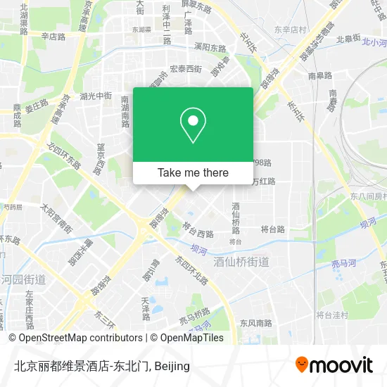 北京丽都维景酒店-东北门 map