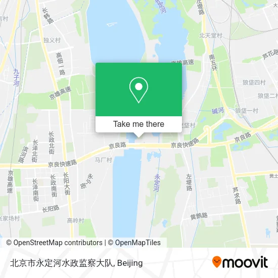 北京市永定河水政监察大队 map