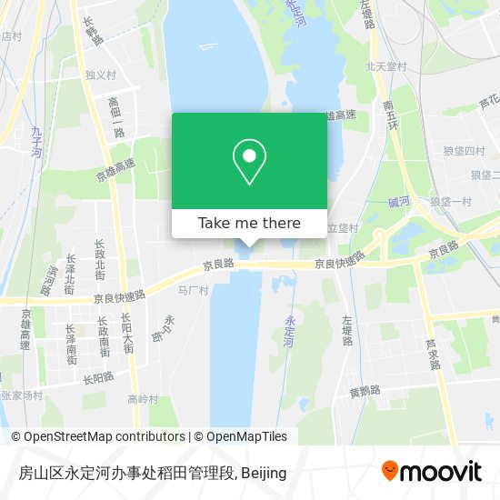 房山区永定河办事处稻田管理段 map