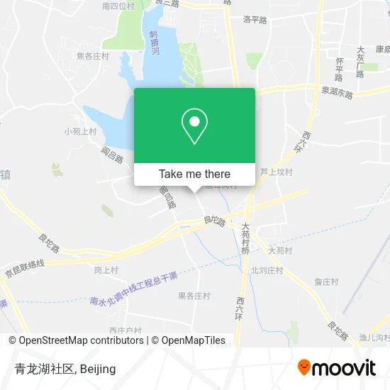 青龙湖社区 map