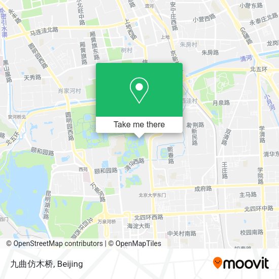 九曲仿木桥 map