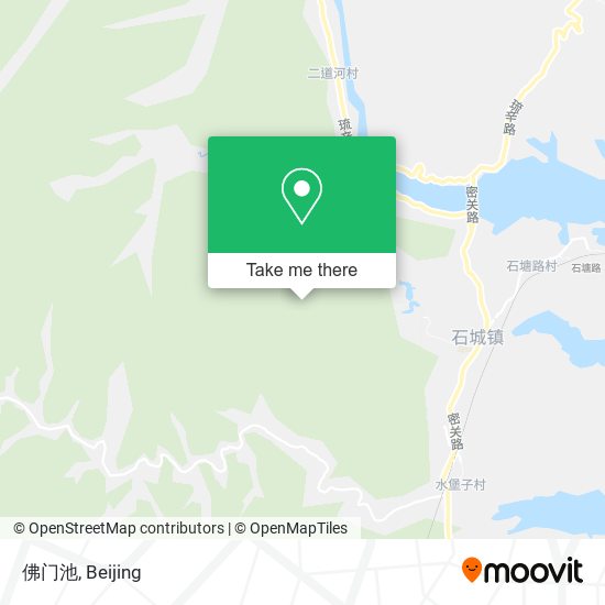 佛门池 map